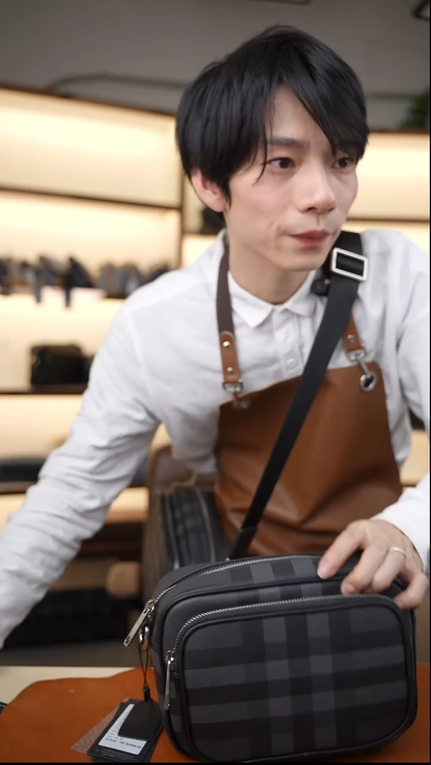 头层牛皮男士包包