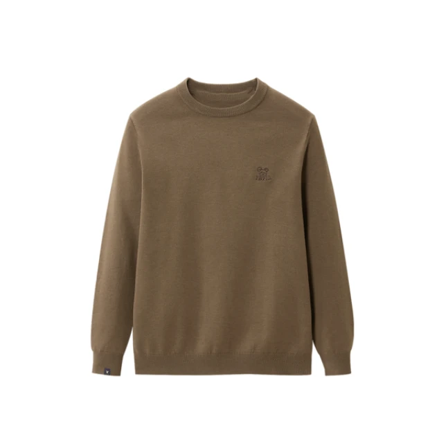 男女都可以穿！成人基础款刺绣针织毛衫176