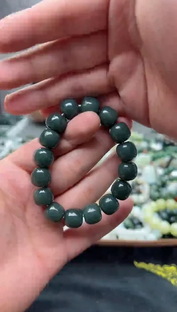 手串未镶嵌和田玉新疆且末蓝14