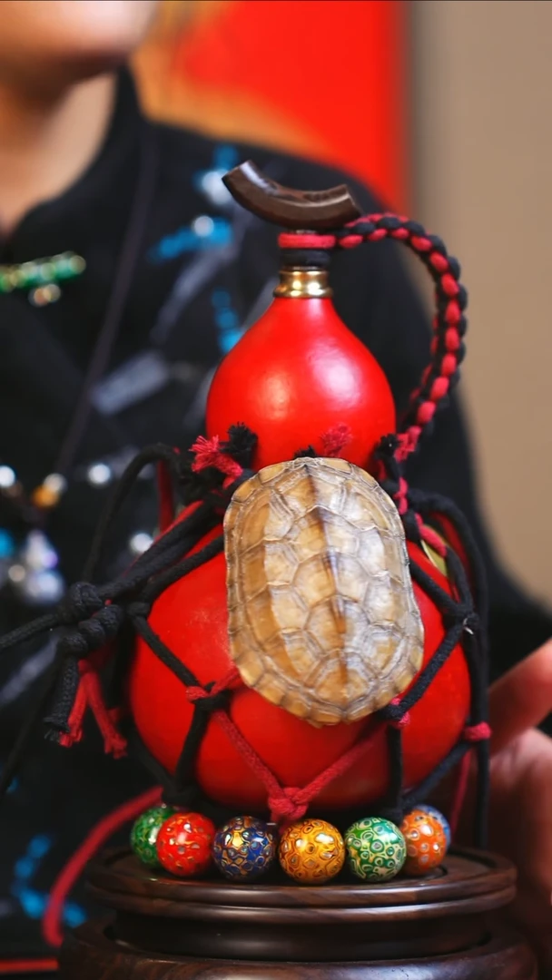 【闪购商品】JS153大师姐臻选非遗大漆酒葫芦