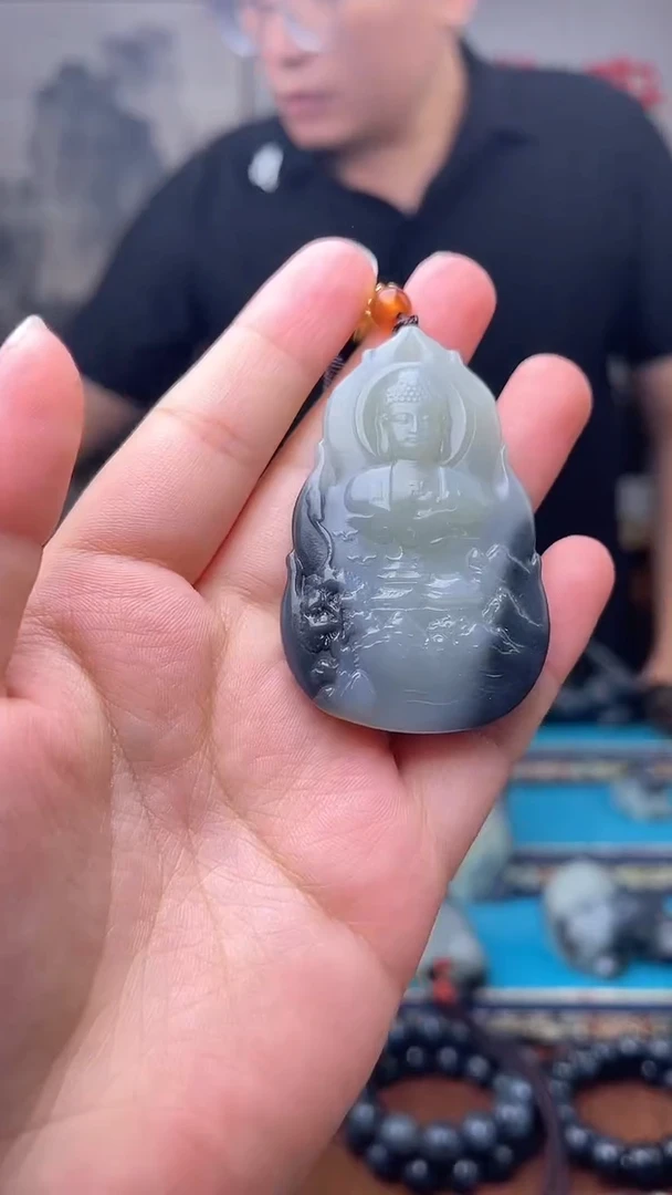 和田玉未镶嵌挂件1