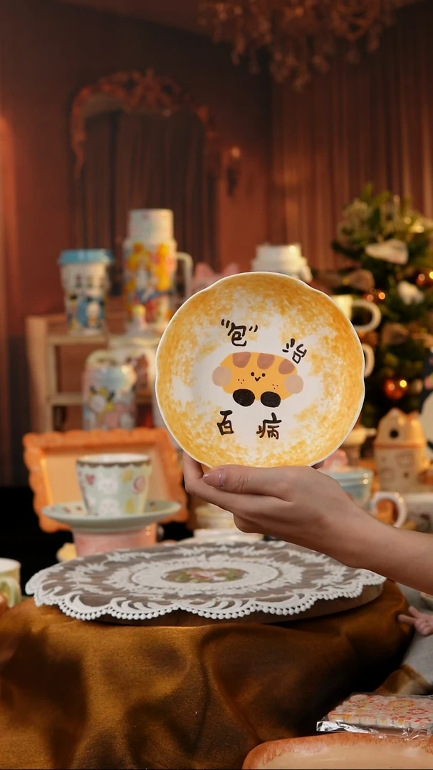 陶瓷便携款手工手绘景德镇陶瓷