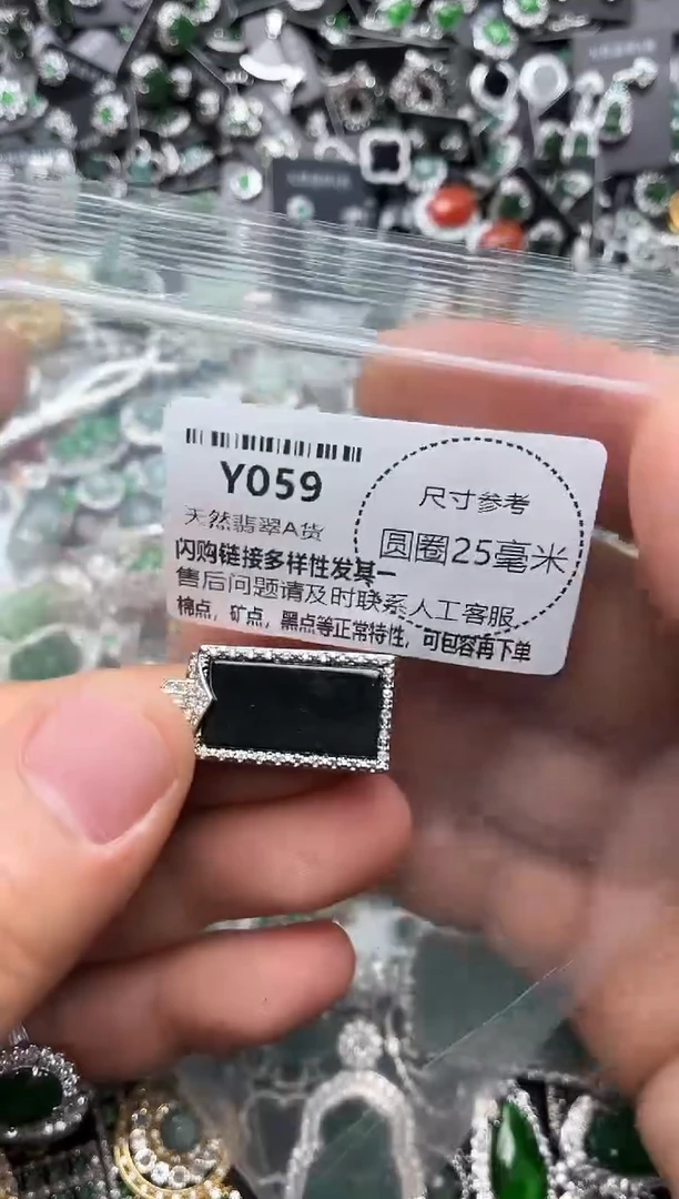 翡翠未镶嵌颈饰Y059吊坠