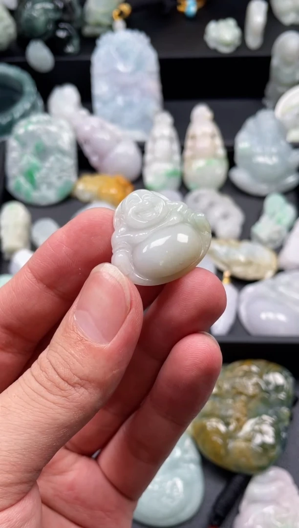 翡翠未镶嵌颈饰天然翡翠a货