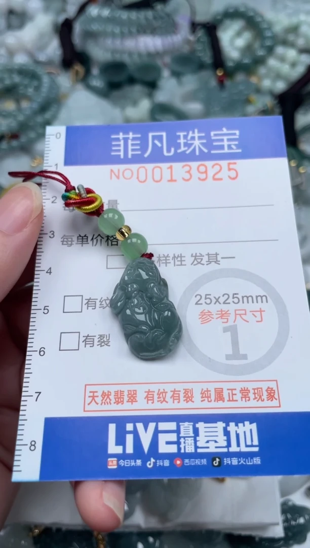 颈饰未镶嵌翡翠13925