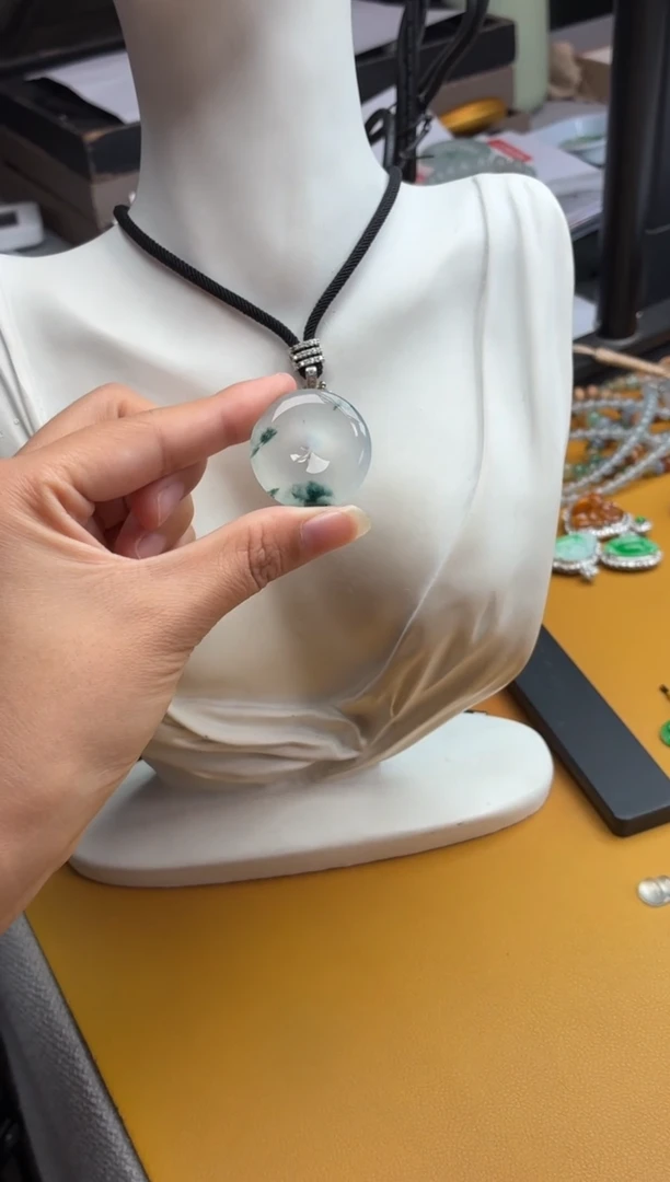 吊坠(不含链)未镶嵌翡翠28 平安扣 29.4 5.4