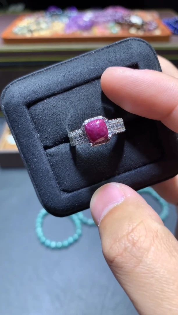 【闪购商品】红宝石戒指未镶嵌P47【多样性发其一】