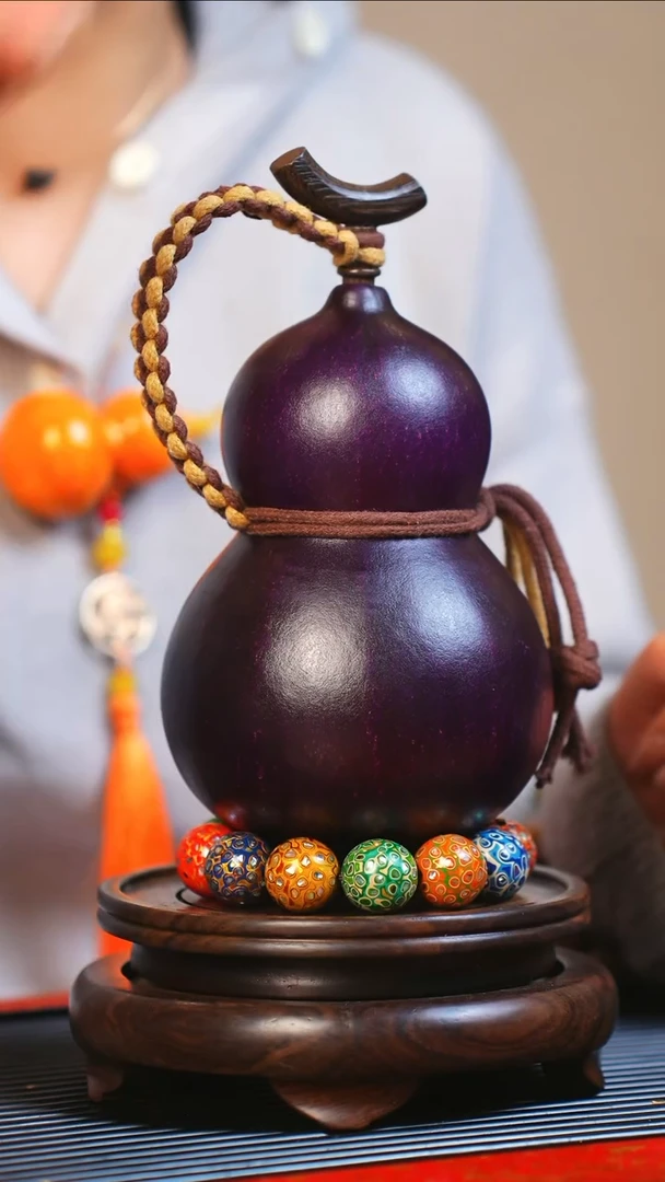 【闪购商品】JV003大师姐臻选非遗大漆酒葫芦