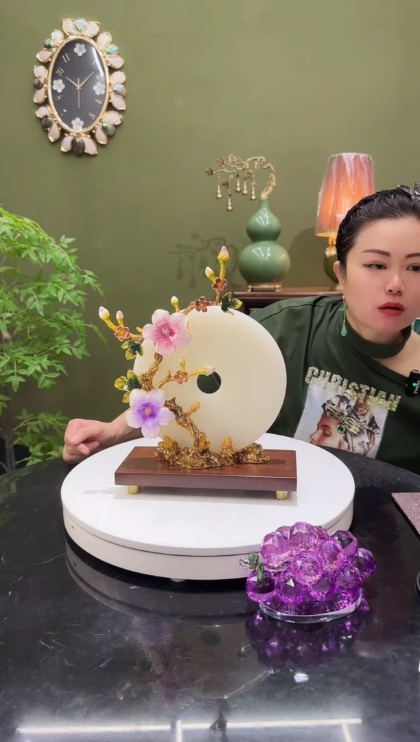 玉天然，花开平安扣