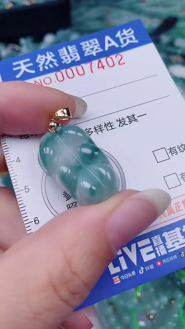 翡翠未镶嵌颈饰00007402