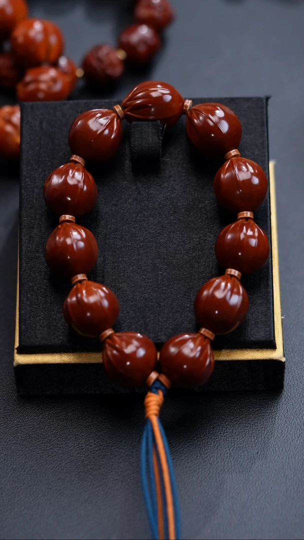 手串橄榄核牛五花21*22