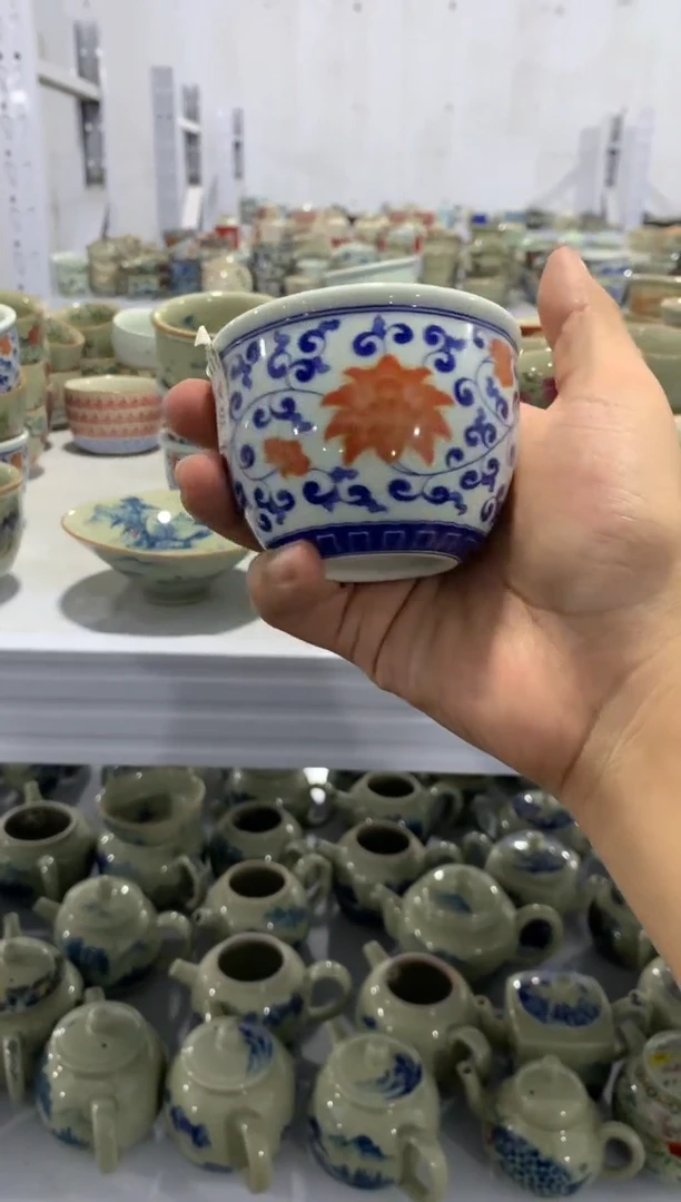 茶壶、盖碗、主人杯、客杯（轻轻微瑕介意勿拍）