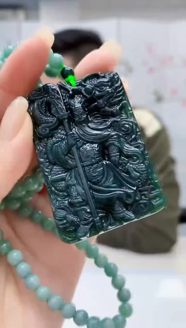 【闪购商品】定制翡翠未镶嵌5152lr-毛货挂件223