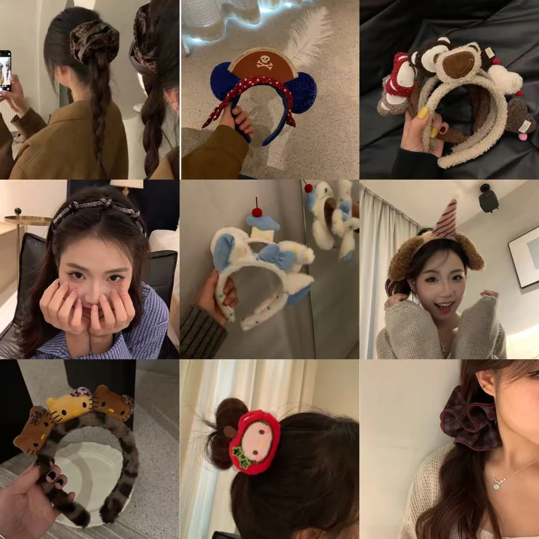 元气满满韩系简约布艺贝壳抓夹新款高级感后脑勺发夹气质鲨鱼夹