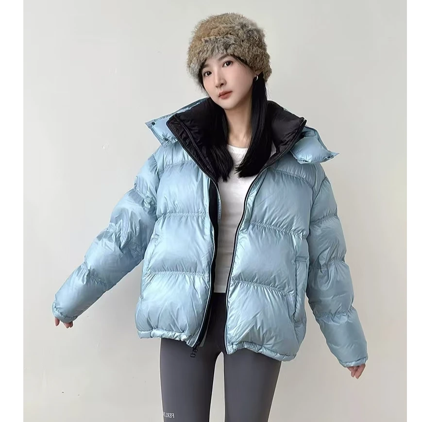 YR9903M连帽下摆抽绳羽绒服