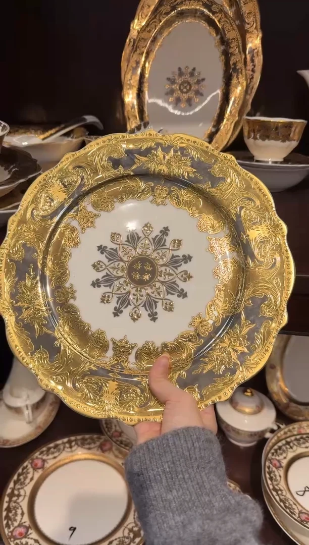 瓷片11英寸平盘 1个