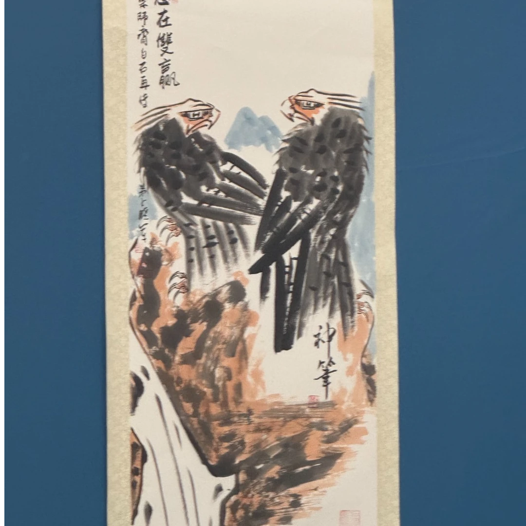 橱窗展示/大志文化臻选/崔晓军老师/宣纸国画/带证书