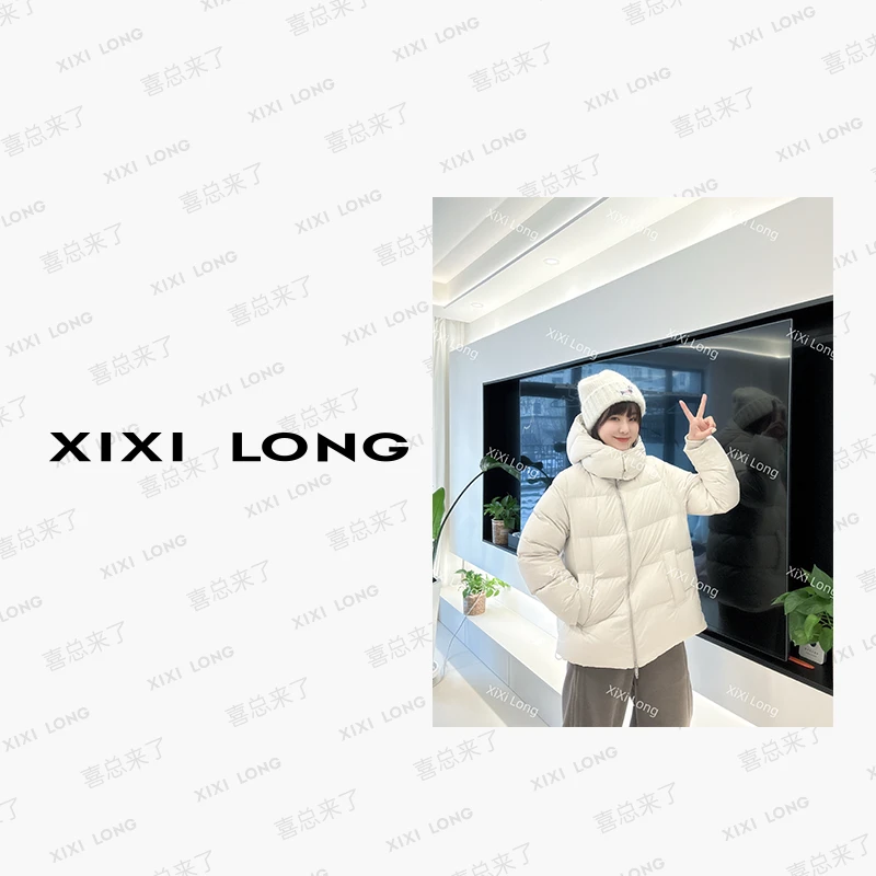 大喜【小雪人】三防新国标90白鸭绒羽绒服(帽子是棉的) DX246602