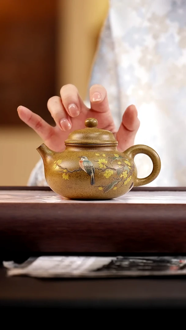 茶壶紫砂黄金段景舟窑柴烧容天280cc