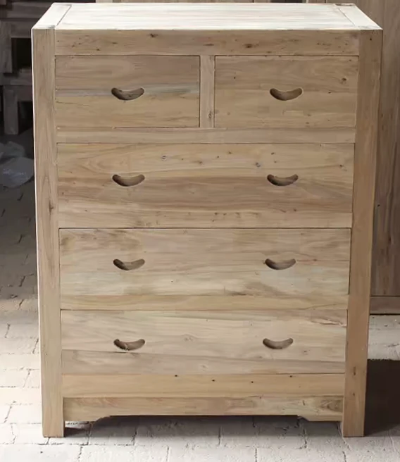 简约九斗柜柜子美式储藏斗柜储物柜收纳柜五斗柜实木家具环保健康