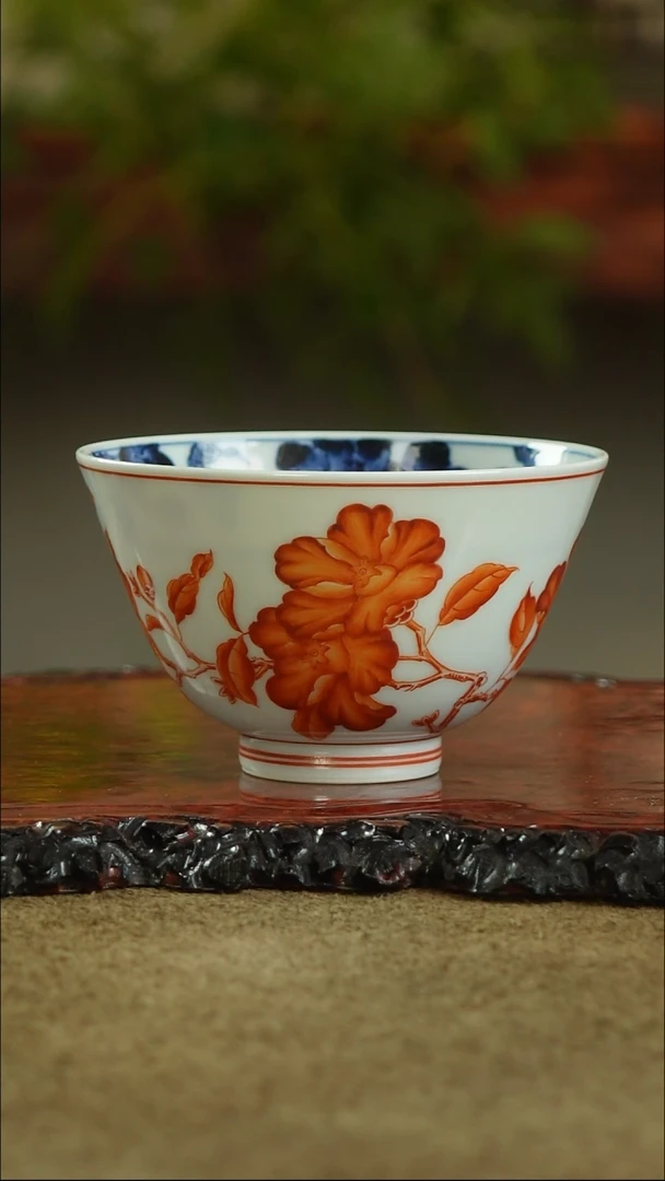 山茶花双拼色主人杯