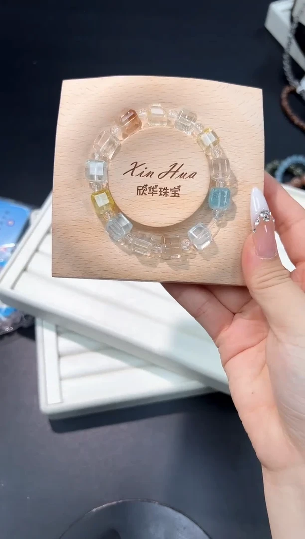 未镶嵌手串托帕石28f多样性发其一【1条】默认微瑕