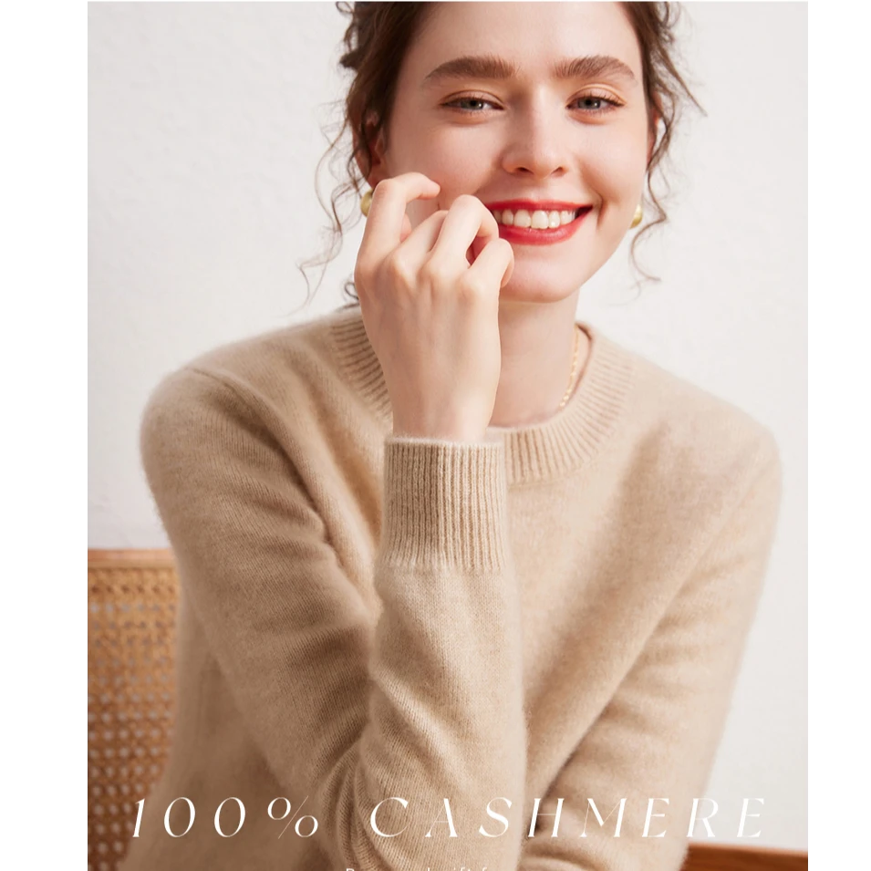 清货价【加厚】7针双股加厚圆领100%纯山羊绒衫 sp2302#.