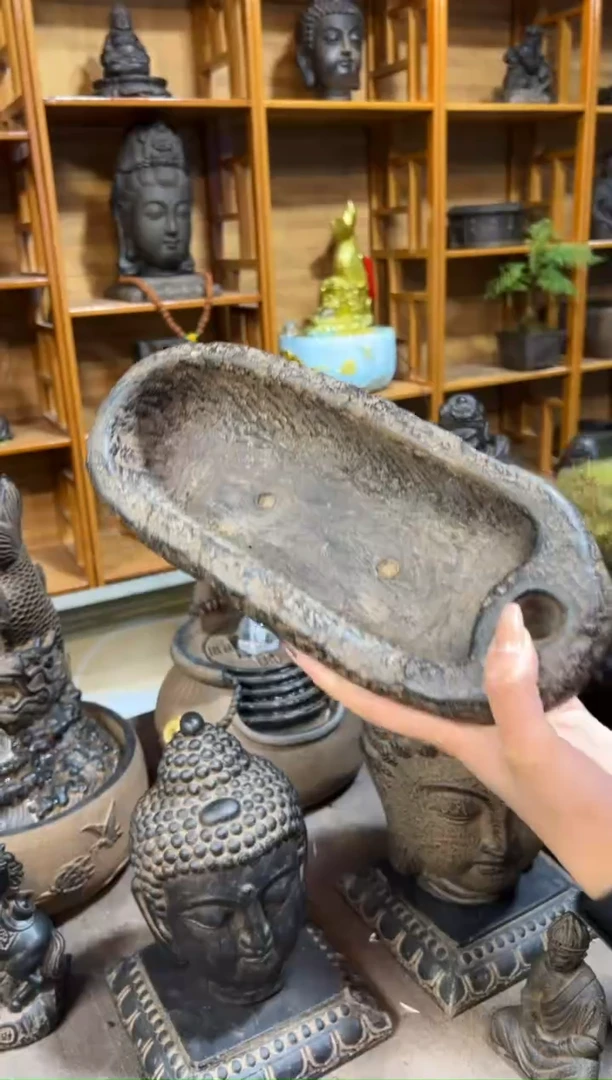 陶土【火山泥】牛槽盆