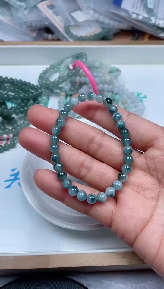 【闪购商品】翡翠手链未镶嵌卡6