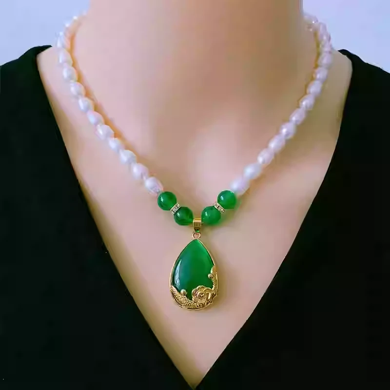 链子925银 新款正品气质珍珠锁骨链项链女款送母亲节礼物证书爆款