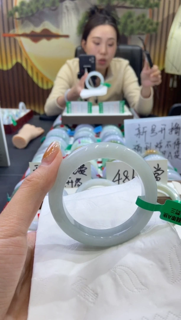 未镶嵌手镯翡翠0006723
