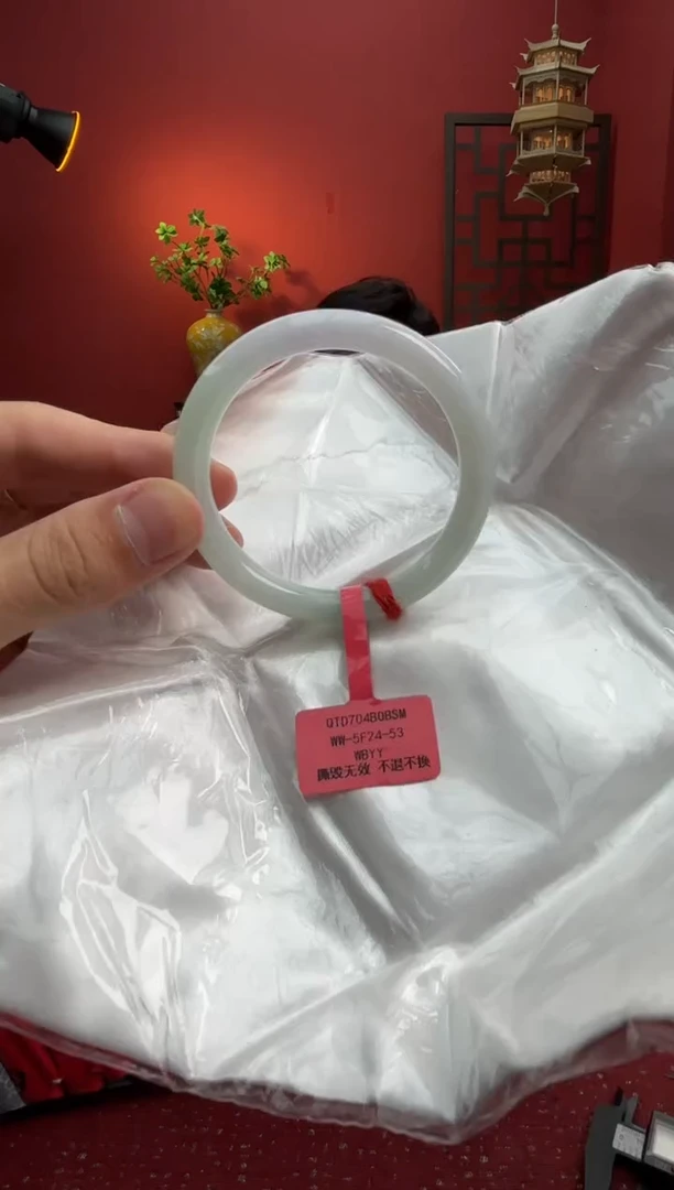 未镶嵌手镯（圆镯）翡翠翡翠手镯4