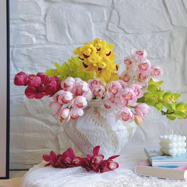 【探花甄选】鲜切大花蕙兰 年宵花云南基地直发 两单顺丰冷链