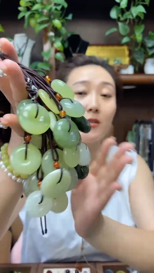 未镶嵌岫玉吊坠多样性发货其中发一