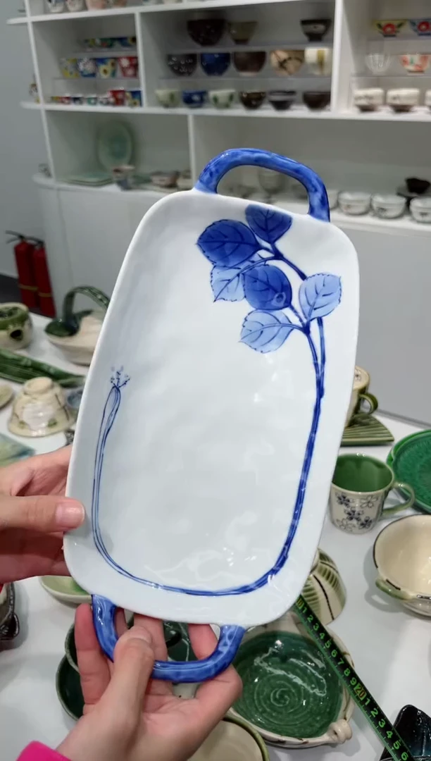 【闪购商品】瓷片孤品有田烧 鱼盘