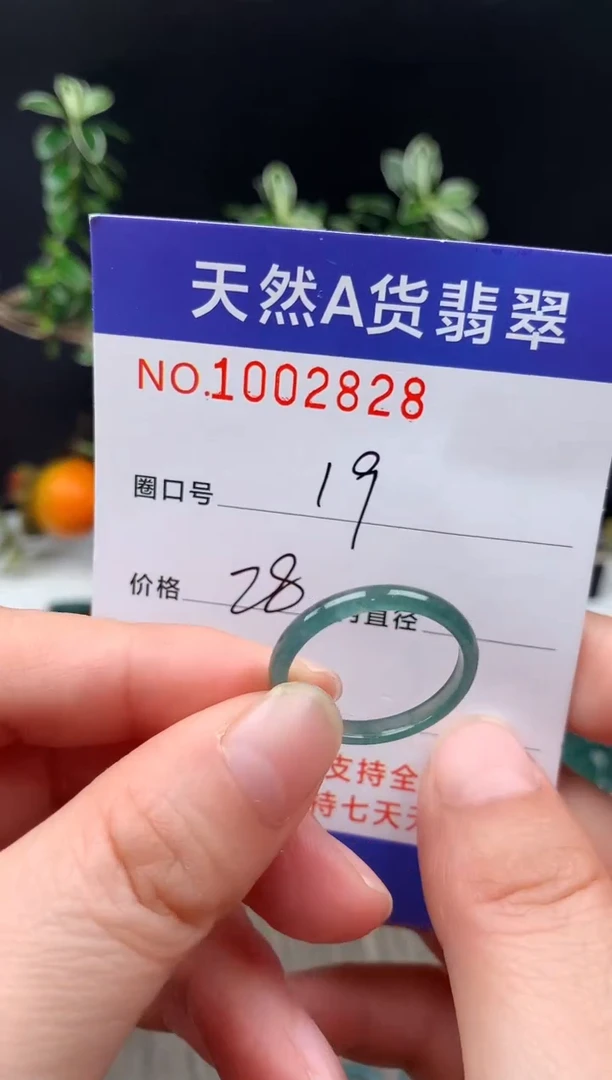 未镶嵌戒指翡翠19#