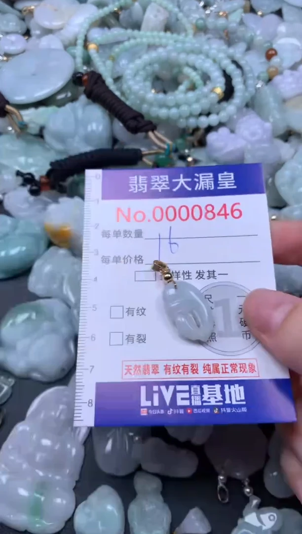 吊坠(不含链)未镶嵌翡翠846