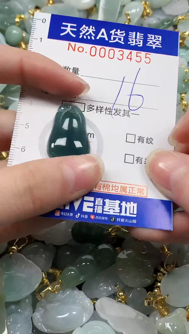 颈饰未镶嵌翡翠 纯天然a货翡翠