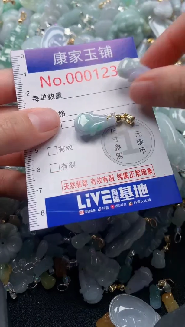 吊坠(不含链)未镶嵌翡翠1233