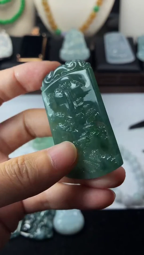 未镶嵌定制翡翠到**。3906毛货不退不换