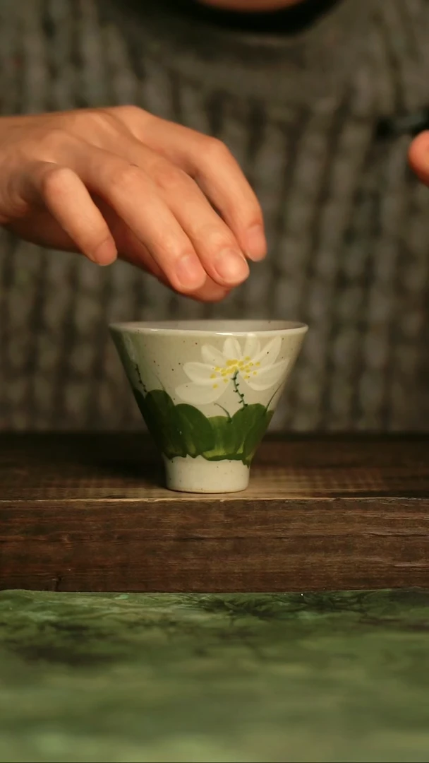 釉下彩手工手绘瓷器青诗集手工手绘瓷器