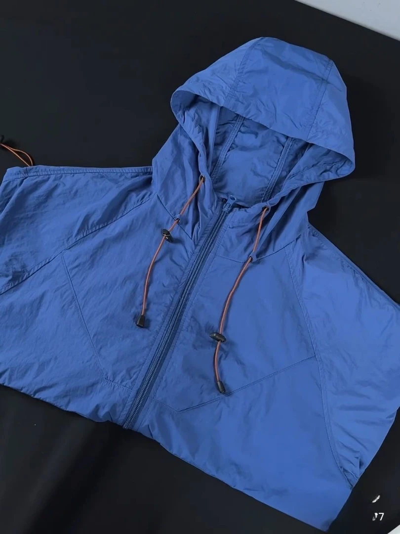 原纱户外山系防晒衣情侣薄款夏季防紫外线连帽皮肤衣运动外套男款