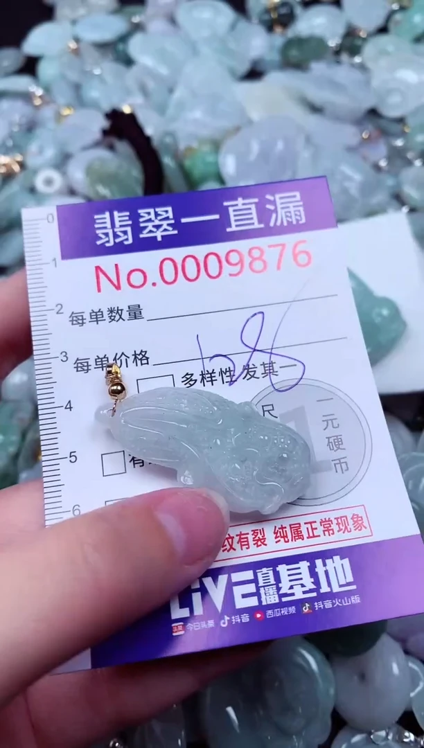 吊坠(不含链)未镶嵌翡翠9876