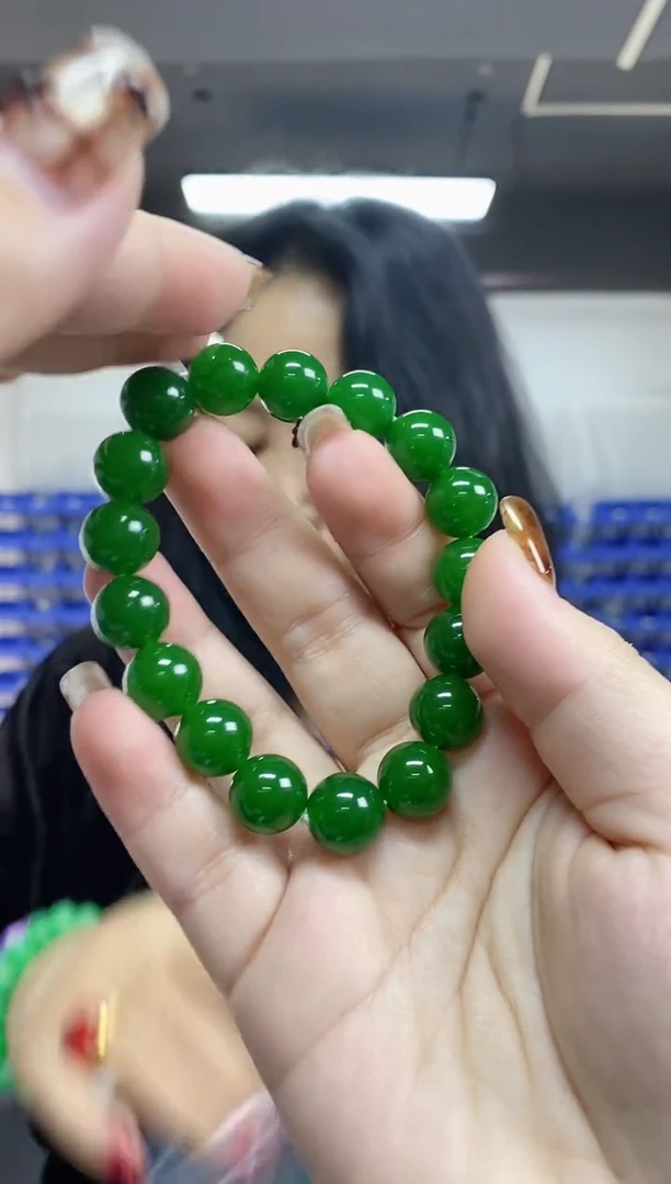 【闪购商品】和田玉手串未镶嵌多样性发其一颜色微差