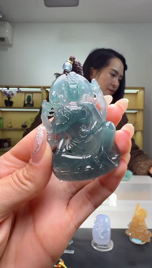 吊坠(不含链)未镶嵌翡翠千手观音