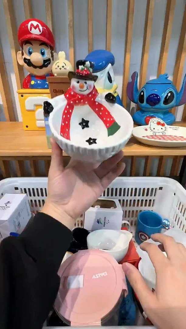 其他原盒雪人碗