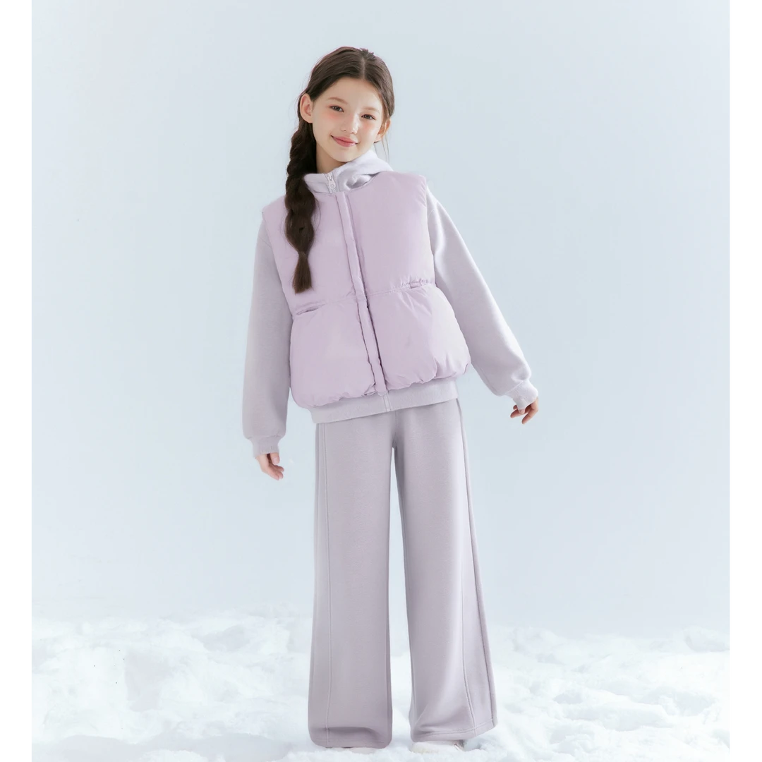 笛莎童装女童秋冬套装儿童休闲运动连帽套装中大童洋气-7M255T103