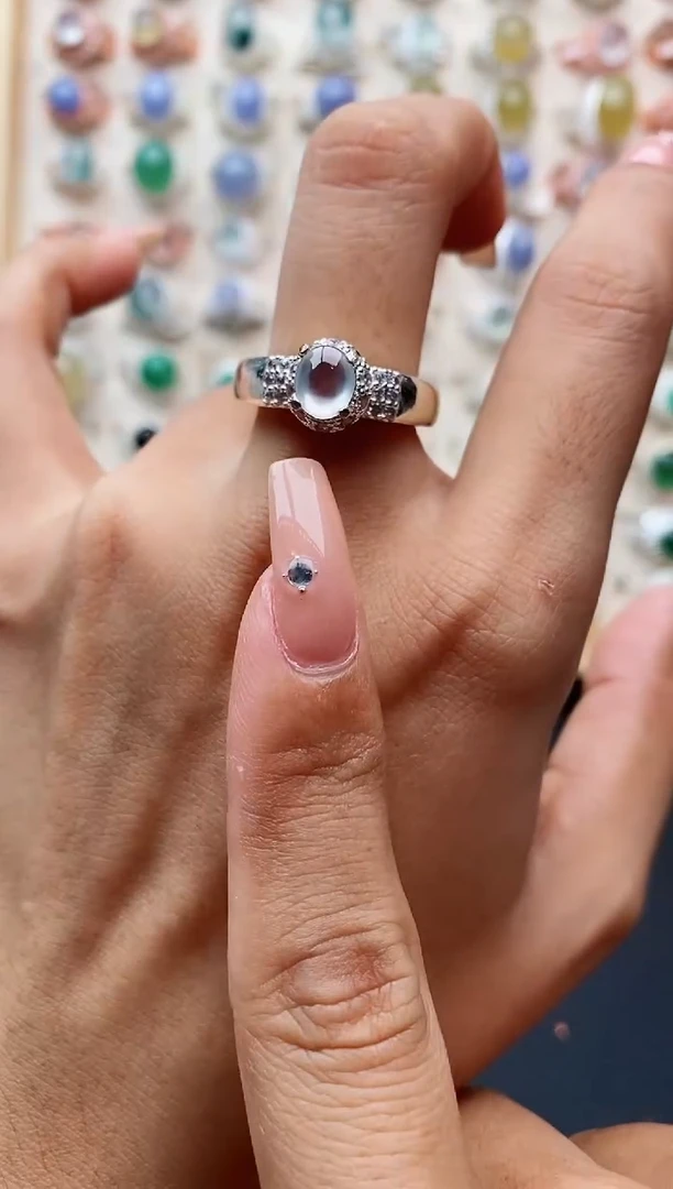 翡翠戒指未镶嵌缅甸天然A货翡翠333 2-1