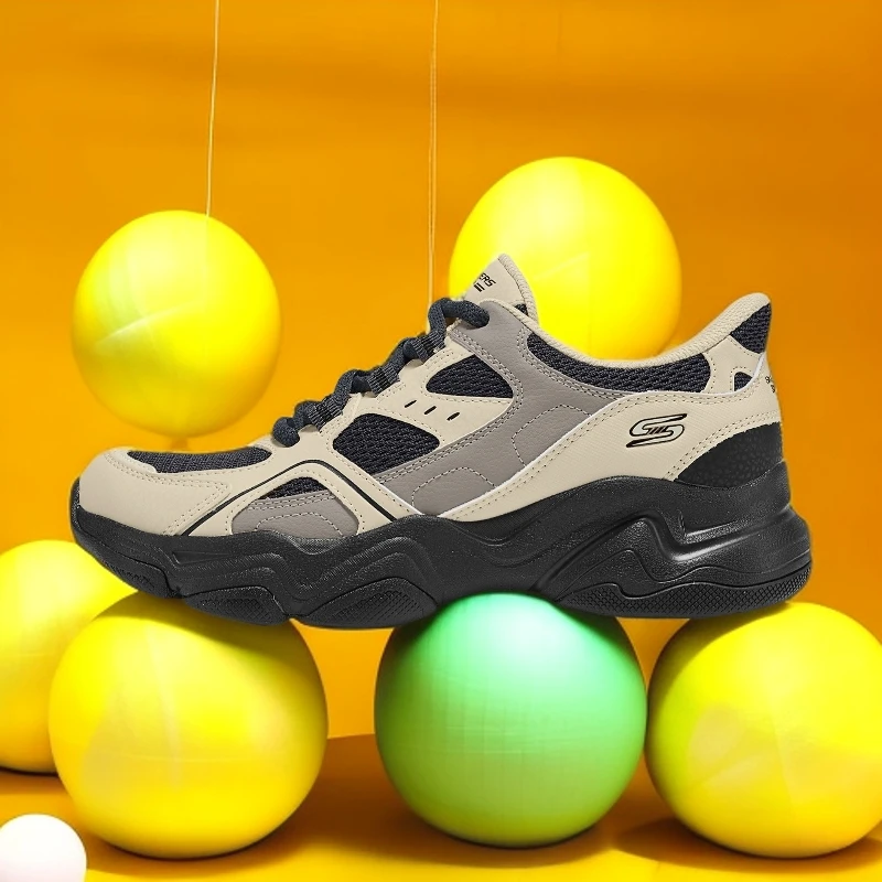 【闪穿老爹鞋】斯凯奇新款舒适透气老钱风厚底运动休闲老爹鞋117686
