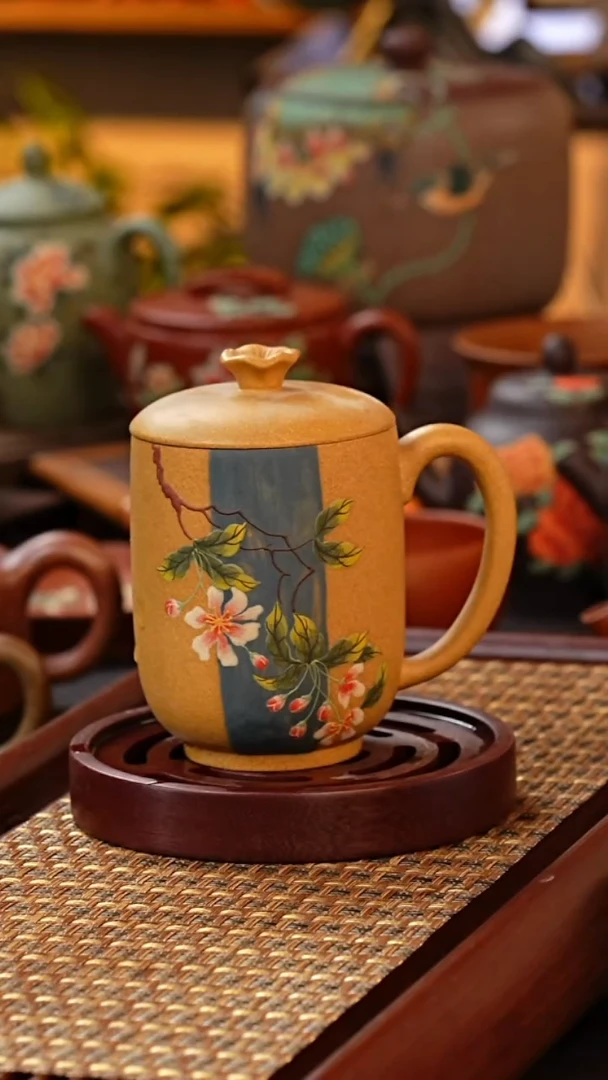 茶壶紫砂紫砂盖杯